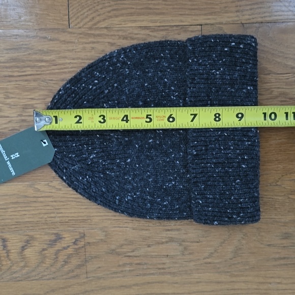 MUTUAL WEAVE BRAND MEN'S BLACK SPECKLED STOCKING CAP HAT SIZE ONE SIZE FITS - Picture 5 of 11